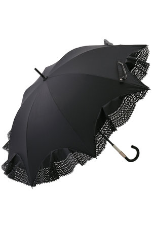 ムーンバット/MOONBATの【Sun dress】パンチングフリル 晴雨兼用日傘 ショート長傘(149900/149901)