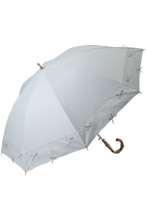 ムーンバット/MOONBATの【Sun dress】【晴雨兼用】ワンタッチ長傘プチリボン(149900/149901)