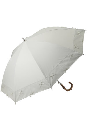 ムーンバット/MOONBATの【Sun dress】【晴雨兼用】ワンタッチ長傘プチリボン(149900/149901)