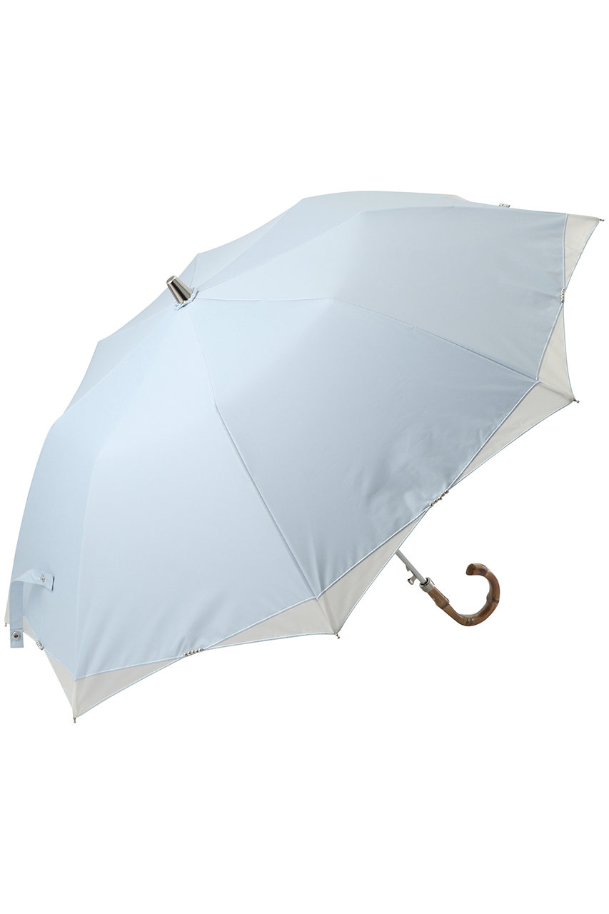 ムーンバット/MOONBATの【Sun dress】【晴雨兼用】ワンタッチ折畳傘シルバービーズ(ペールスカイ/22-446-12539-51-75)