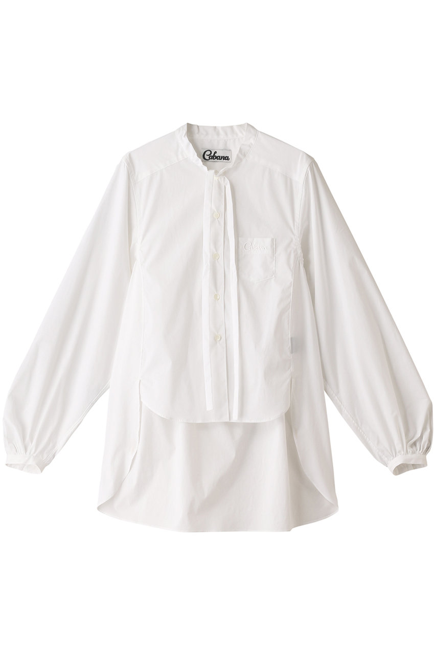カバナ/Cabanaのキッズリメイクシャツ(ホワイト/22AW-SH01-B)