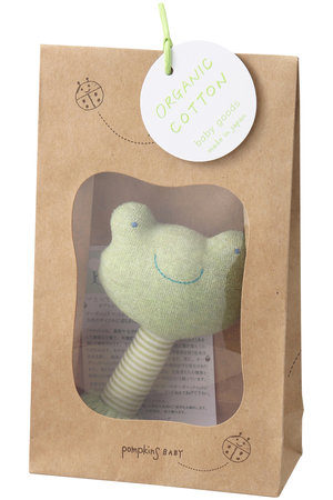 ポプキンズ/POMPKINSの【BABY】パッケージかえるガラガラ(200800/200805)