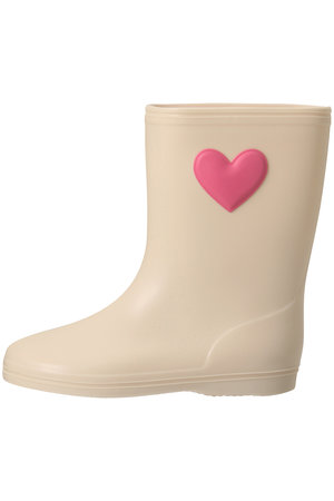ポプキンズ/POMPKINSの【KIDS】ハートワッペンレインブーツ(200800/200804)