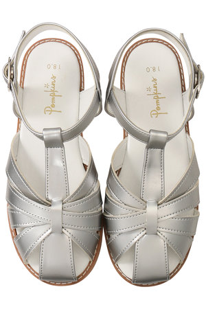 ポプキンズ/POMPKINSの【KIDS】メッシュサンダル シルバー 22(200800/200804)