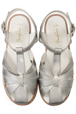 【KIDS】メッシュサンダル シルバー 22
