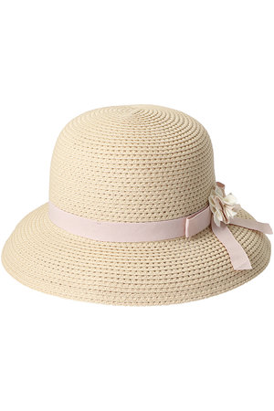 ポプキンズ/POMPKINSの【KIDS】フラワーリボンハット ピンク 54(200800/200802)