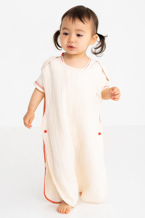 ポプキンズ/POMPKINSの【BABY】オーガニックコットンガーゼスリーパー(200800/200801)