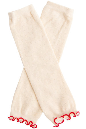 ポプキンズ/POMPKINSの【BABY&KIDS】オーガニックレッグウォーマー透かし柄(200800/200804)