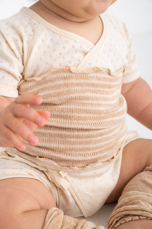 【Baby】オーガニックニットおなかウォーマー