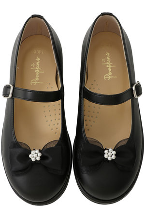 ポプキンズ/POMPKINSの【KIDS】スクールプラスワンストラップシューズ ブラック 22(200800/200804)