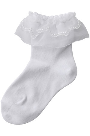 【KIDS】ダブルフリルソックス