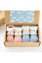 【BABY】POP UP SOX ギフトボックスセット ねこ XS(9-12cm) ポプキンズ/POMPKINS