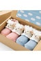 【BABY】POP UP SOX ギフトボックスセット ねこ XS(9-12cm) ポプキンズ/POMPKINS