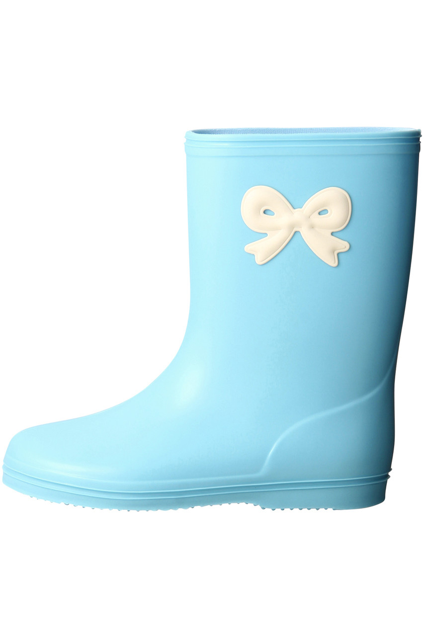 ポプキンズ/POMPKINSの【KIDS】リボンレインシューズ(サックス/1115508)