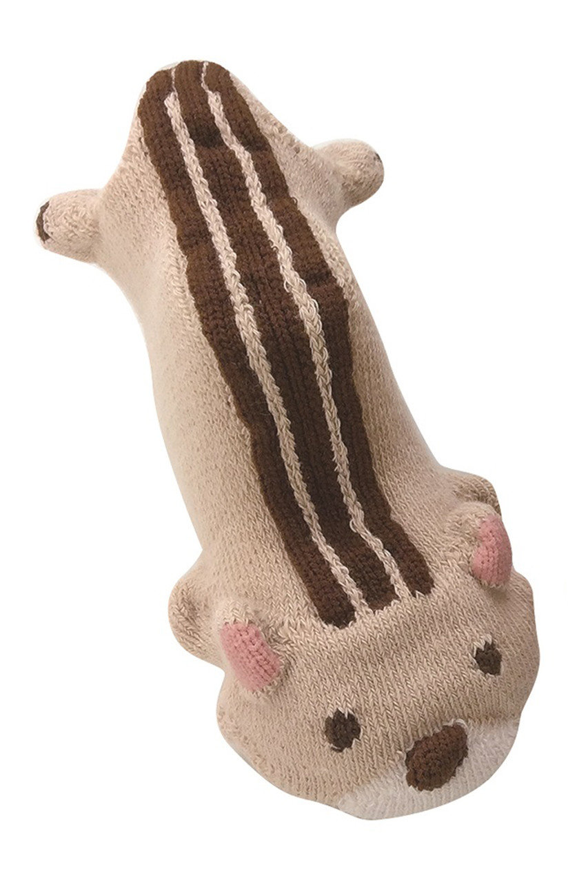 ポプキンズ/POMPKINSの【BABY】【POP UP SOX】リス(ベージュ/1212250)