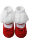 【BABY】【POP UP SOX】チュールフリルソックス ポプキンズ/POMPKINS レッド