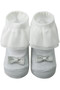 【BABY】【POP UP SOX】チュールフリルソックス ポプキンズ/POMPKINS シルバー