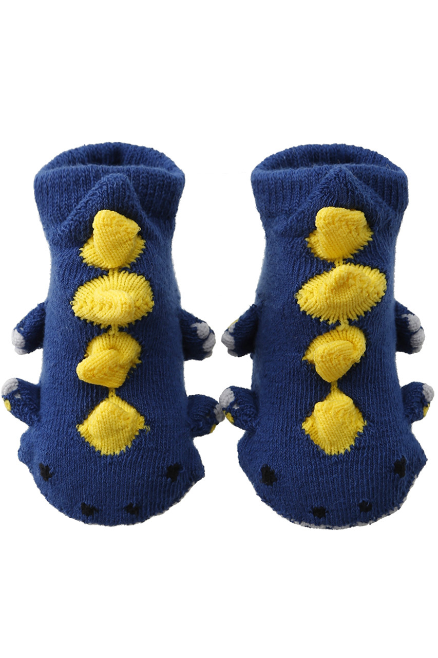 ポプキンズ/POMPKINSの【BABY】【POP UP SOX】恐竜(ブルー/1512291)