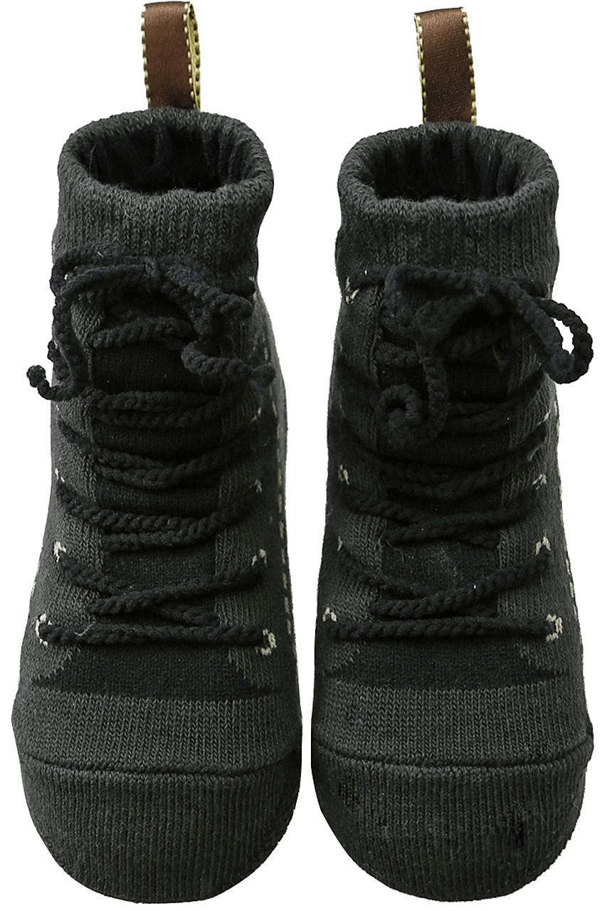 ポプキンズ/POMPKINSの【BABY】【POP UP SOX】ブーツ(ブラック/1822220)