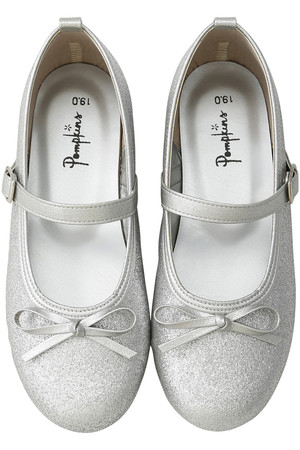 ポプキンズ/POMPKINSの【KIDS】グリッターバレエシューズ(200200/200299)