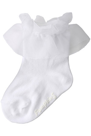 ポプキンズ/POMPKINSの【KIDS】オーガンジーレースソックス(200200/200299)