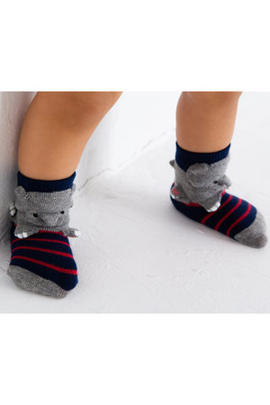 ポプキンズ/POMPKINSの【BABY】【POP UP SOX】ぞう(200100/200199)