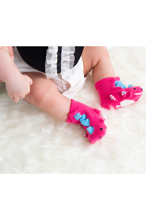 ポプキンズ/POMPKINSの【BABY】【POP UP SOX】恐竜