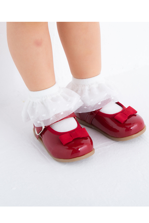 ポプキンズ/POMPKINSの【BABY】エナメルバレエシューズ