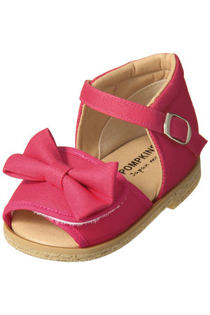 ポプキンズ/POMPKINSの【BABY&KIDS】リボンサンダル グリーン 14.5(200200/200299)