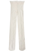 【KIDS】バックリボンタイツ オフホワイト LL(150-160㎝)