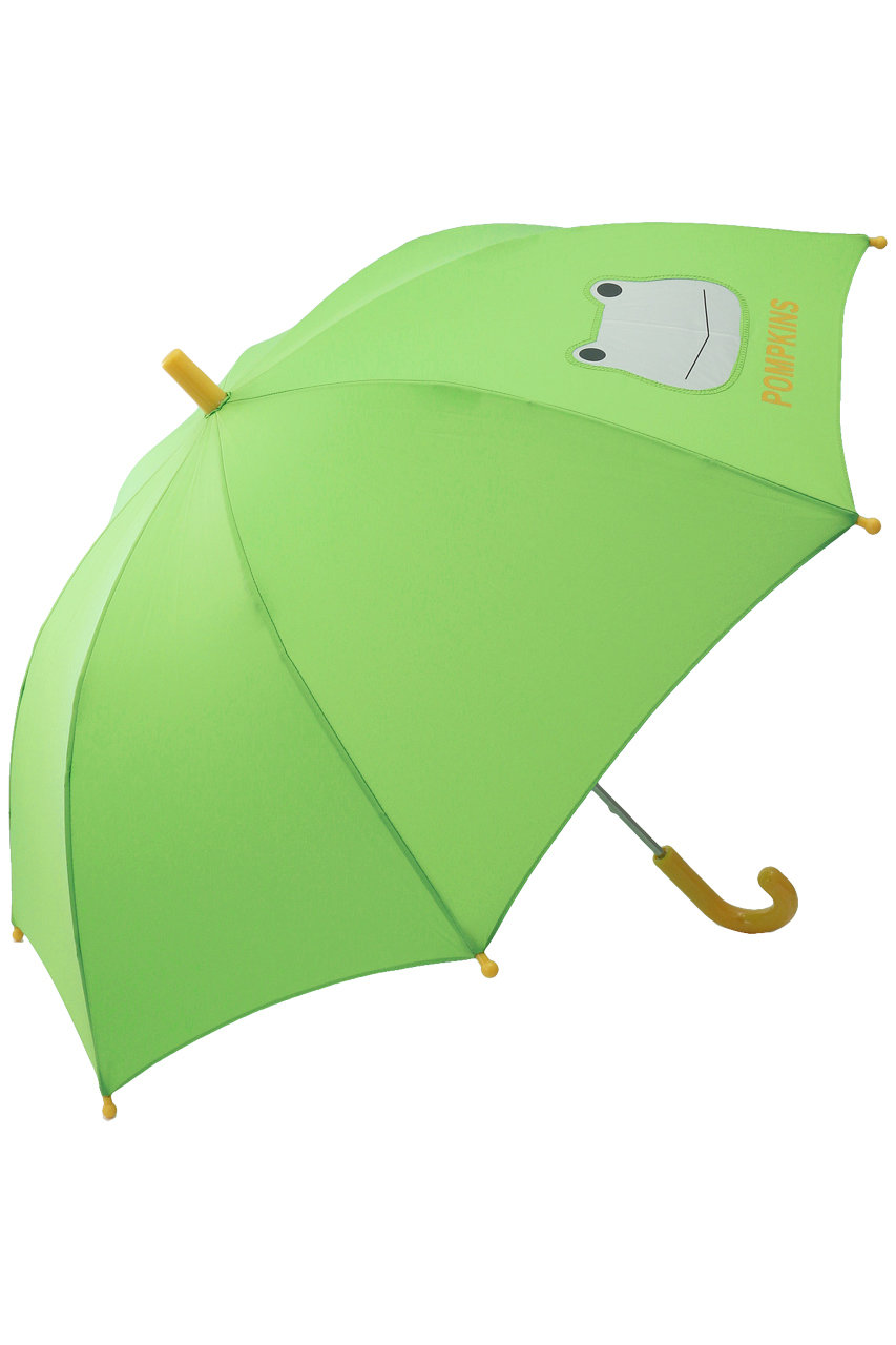 ＜ELLE SHOP＞ POMPKINS 【KIDS】かえる傘 (グリーン 50) ポプキンズ ELLE SHOP