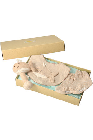 ポプキンズ/POMPKINSの【BABY】くじらギフトセット(200400/200401)