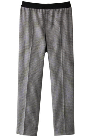エムフィル/M・filのハウンドトゥース サキソニーコンフォートパンツ