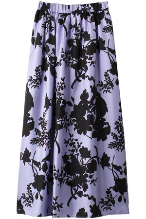 サマーガーデンプリント ツイルギャザースカート