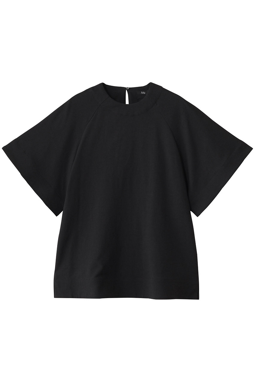 M・fil シェルタリングオックス ワイドスリーブブラウス (ブラック, 38) エムフィル ELLE SHOP M・fil シェルタリングオックス ワイドスリーブブラウス (ブラック, 38) エムフィル ELLE SHOP
