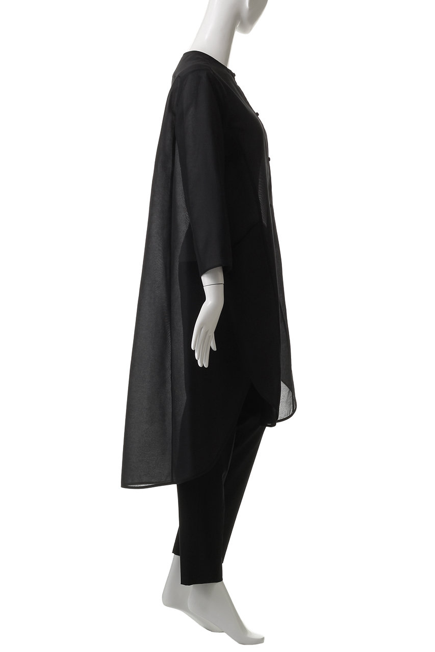 美品■M・fil■オーガンジー シアーロングシャツ■パープル■■定価3.2万 美品□M・fil□オーガンジー シアーロングシャツ□パープル