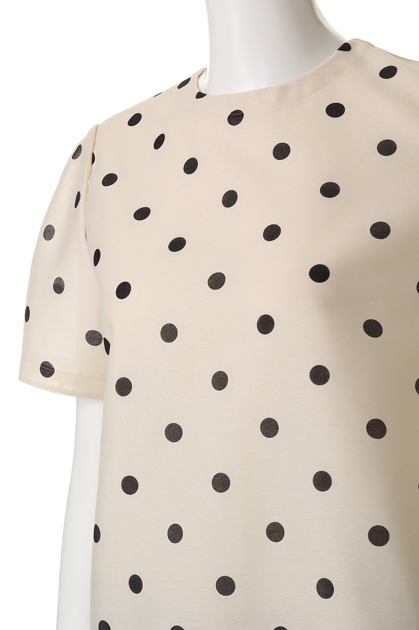 ★美品　【定価41,040円】M.fil エムフィル　オーガンジー　ブラウス M・fil(エムフィル)｜ドットオーガンジー フォルムブラウス/オフ
