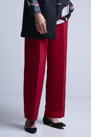 エムフィル/M・filのBubbly ダブルクロス ワイドパンツ(110600/110601)