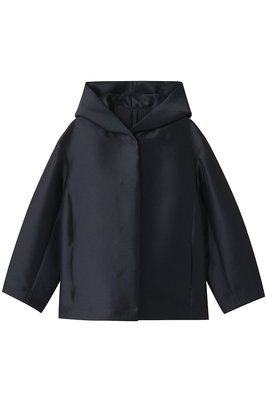 M・fil シルキーWクロス フード付パーカー (ネイビー, 38) エムフィル ELLE SHOP M・fil シルキーWクロス フード付パーカー (ネイビー, 38) エムフィル ELLE SHOP
