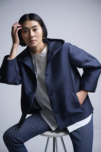 エムフィル　コート 楽天市場】M Fil エムフィル ノーカラージャコート(mf045)(送料無料