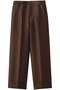 シルキーWクロス ワイドパンツ エムフィル/M・fil ダークブラウン