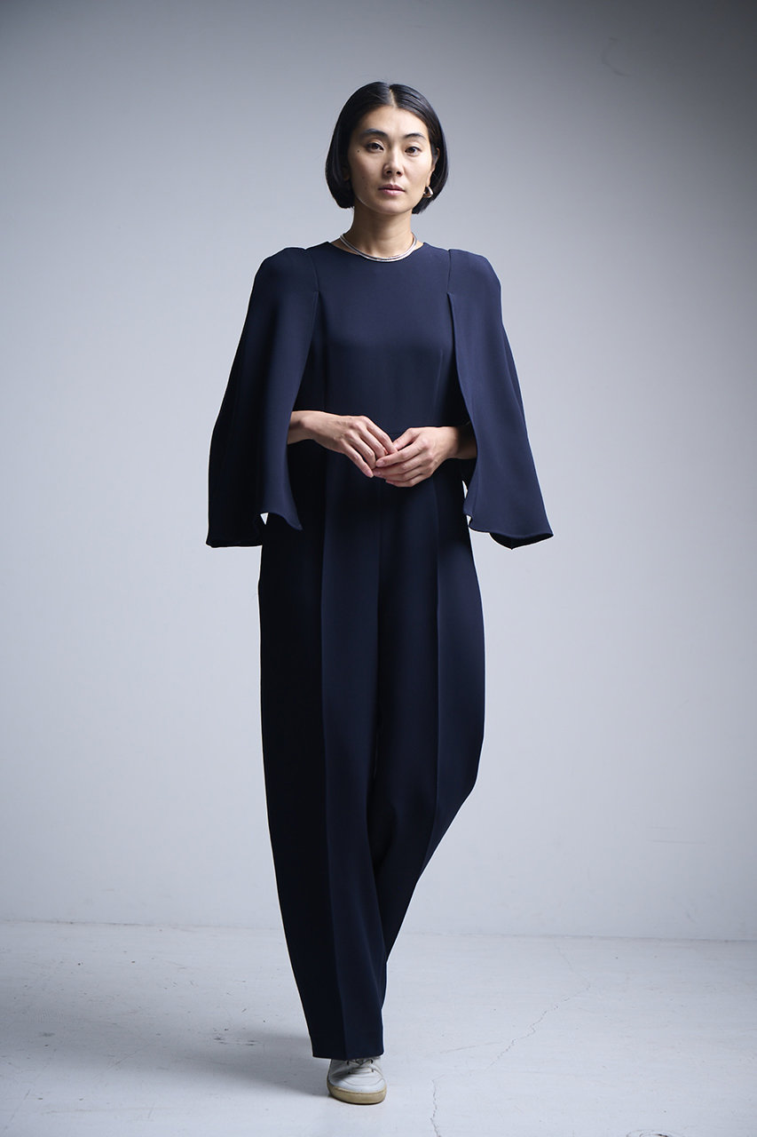 M・fil(エムフィル)｜トリアセ ケープオールインワン/ネイビー の通販