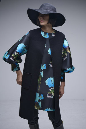 エムフィル/M・filのMoon set Pt. Aラインロングブラウス(110400/110403)