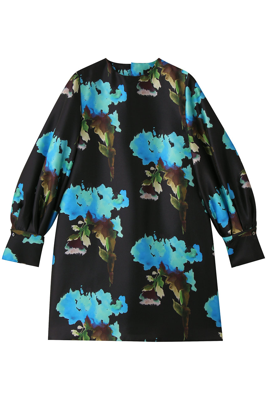 M・fil Moon set Pt. Aラインロングブラウス (ターコイズ, 38) エムフィル ELLE SHOP M・fil Moon set Pt. Aラインロングブラウス (ターコイズ, 38) エムフィル ELLE SHOP