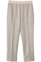 ノットツイード テーパードクロップドイージートラウザーズ エムフィル/M・fil オフホワイト