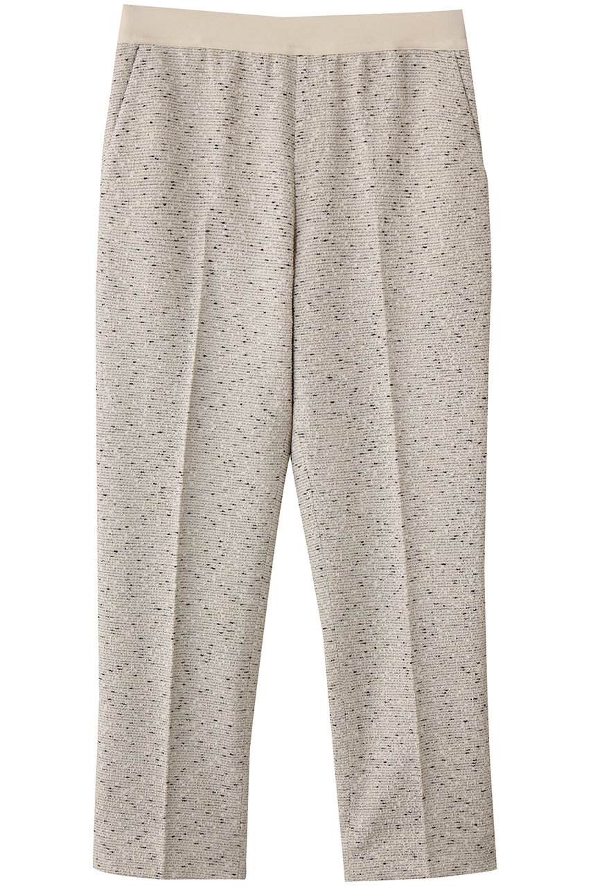 M・fil(エムフィル)｜ノットツイード テーパードクロップドイージー