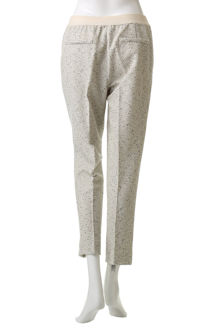 M・fil(エムフィル)｜ノットツイード テーパードクロップドイージー