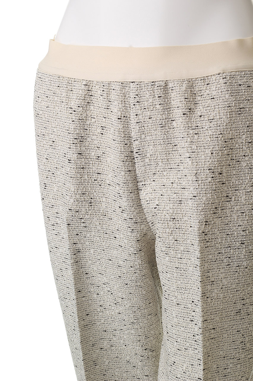 M・fil(エムフィル)｜ノットツイード テーパードクロップドイージー