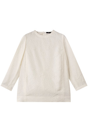 M・fil エムフィル 白 バンドカラー ブラウス ホワイト 38 シャツ M・fil｜エムフィルのブラウス・シャツ通販｜ELLE SHOP (エル