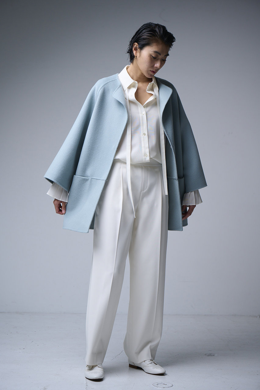 エムフィル　ノーカラージャケット　38　M.fil M・fil